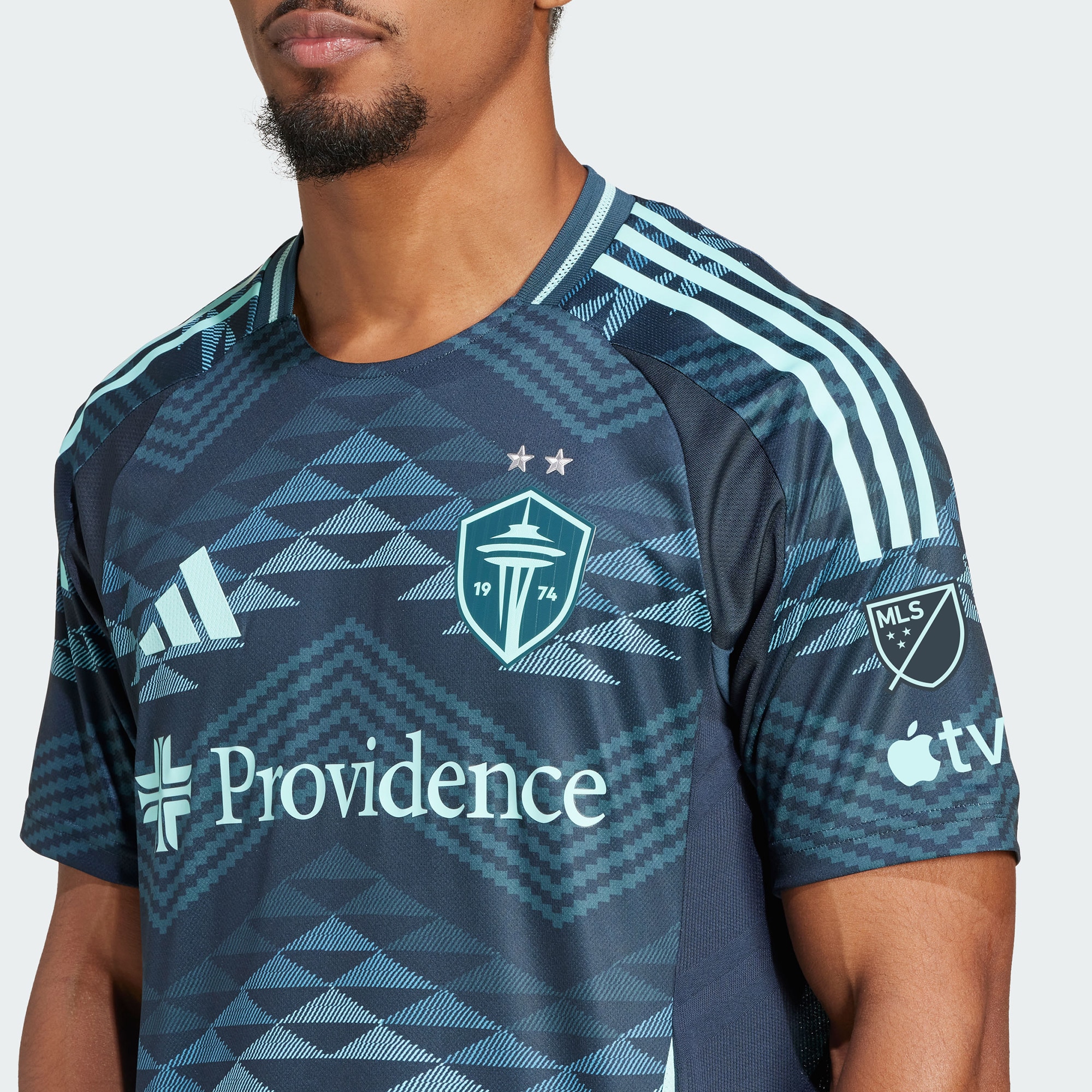 [SD] Seattle Sounders FC 2025 The Salish Sea Kit Authentic Jersey - Blue