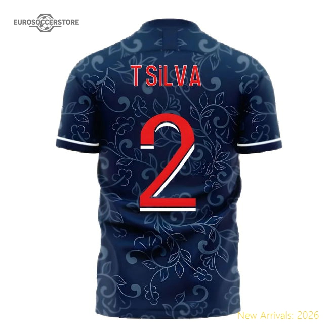 Best-Selling Paris 2025-2026 Home Concept Football Kit (Libero) (T.Silva