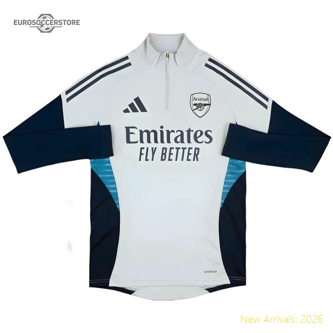 Premium 2025-2026 Arsenal Training Top (grey) - Premium Quality
