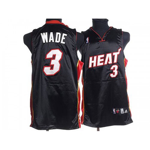 Heat Black Miami Heat #3 Jersey - Game Day Wear Game Day Wear