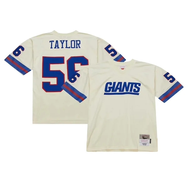 None Lawrence Taylor Legacy Jersey - Cream | NFL Player Jersey