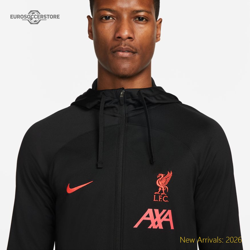 Men Liv Liverpool Dry Strike Hooded Jacket Unknown Durable Jersey 2023