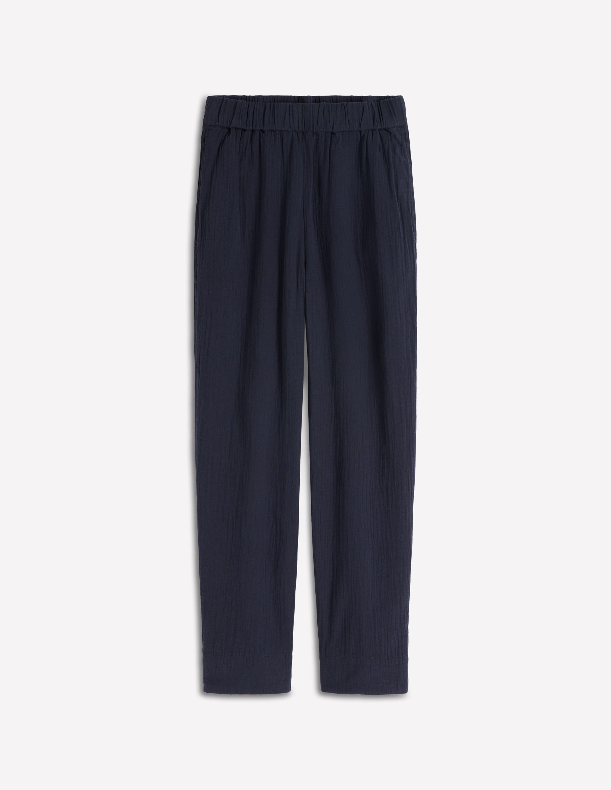 Double Cloth Crop Trousers