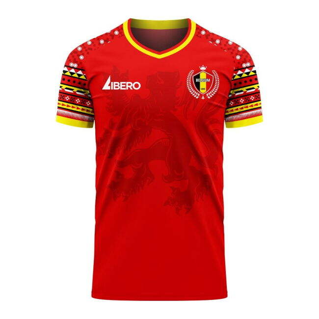 Belgium 2025-2026 Home Concept Football Kit (Libero) (COURTOIS 1)