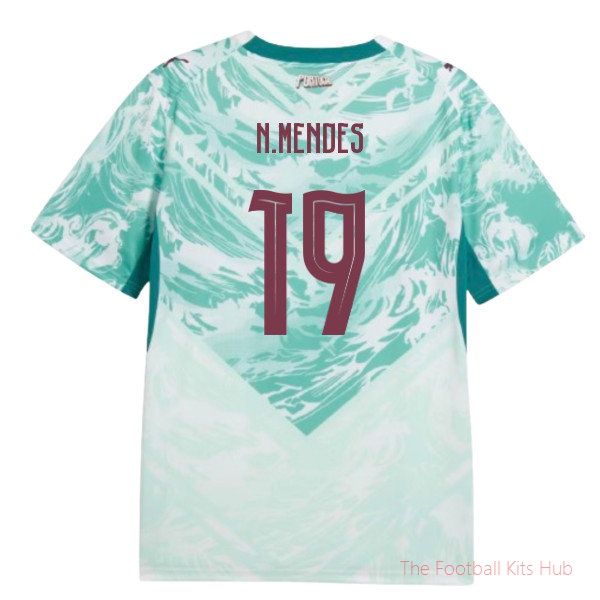 2026-2027 Portugal Away Shirt (N.Mendes 19)