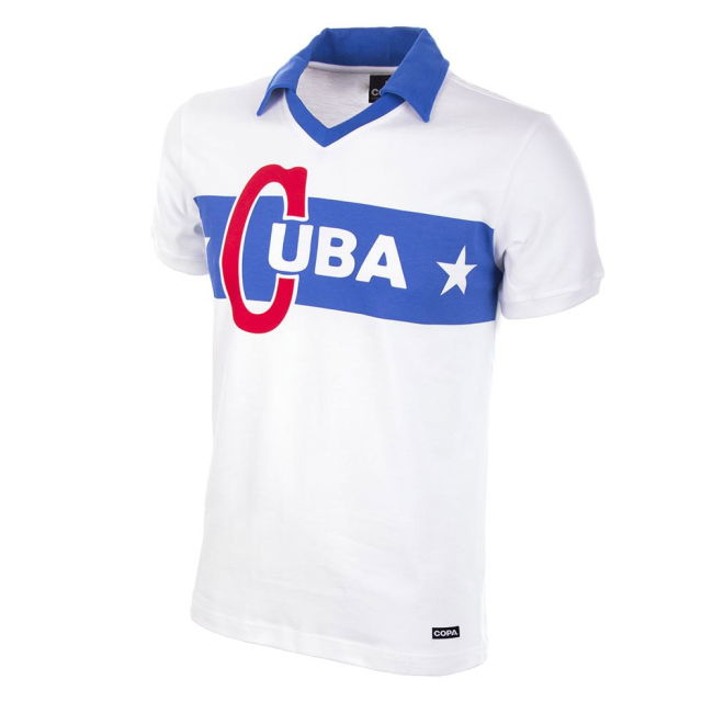 Premium-Quality Cuba 1962 Castro Short Sleeve Retro Football Shirt