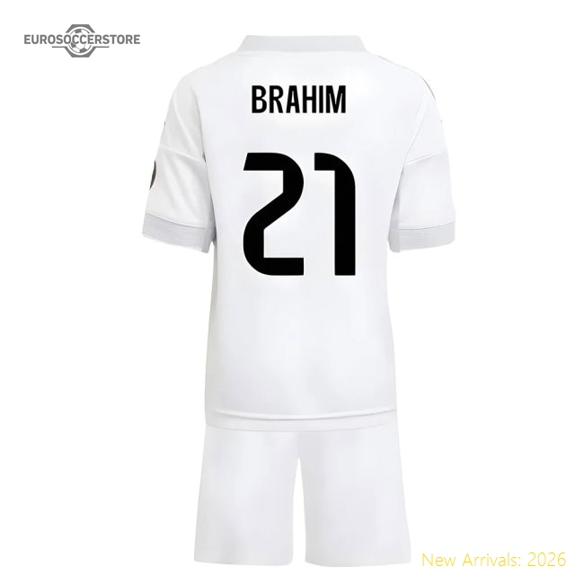 Durable Mini Football Team Brahim Jersey 2025-2026 Soft-touch