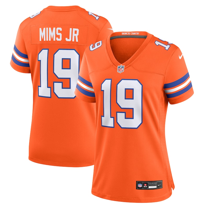 None Marvin Mims Jr Denver Broncos Stylish Game-Day Essential