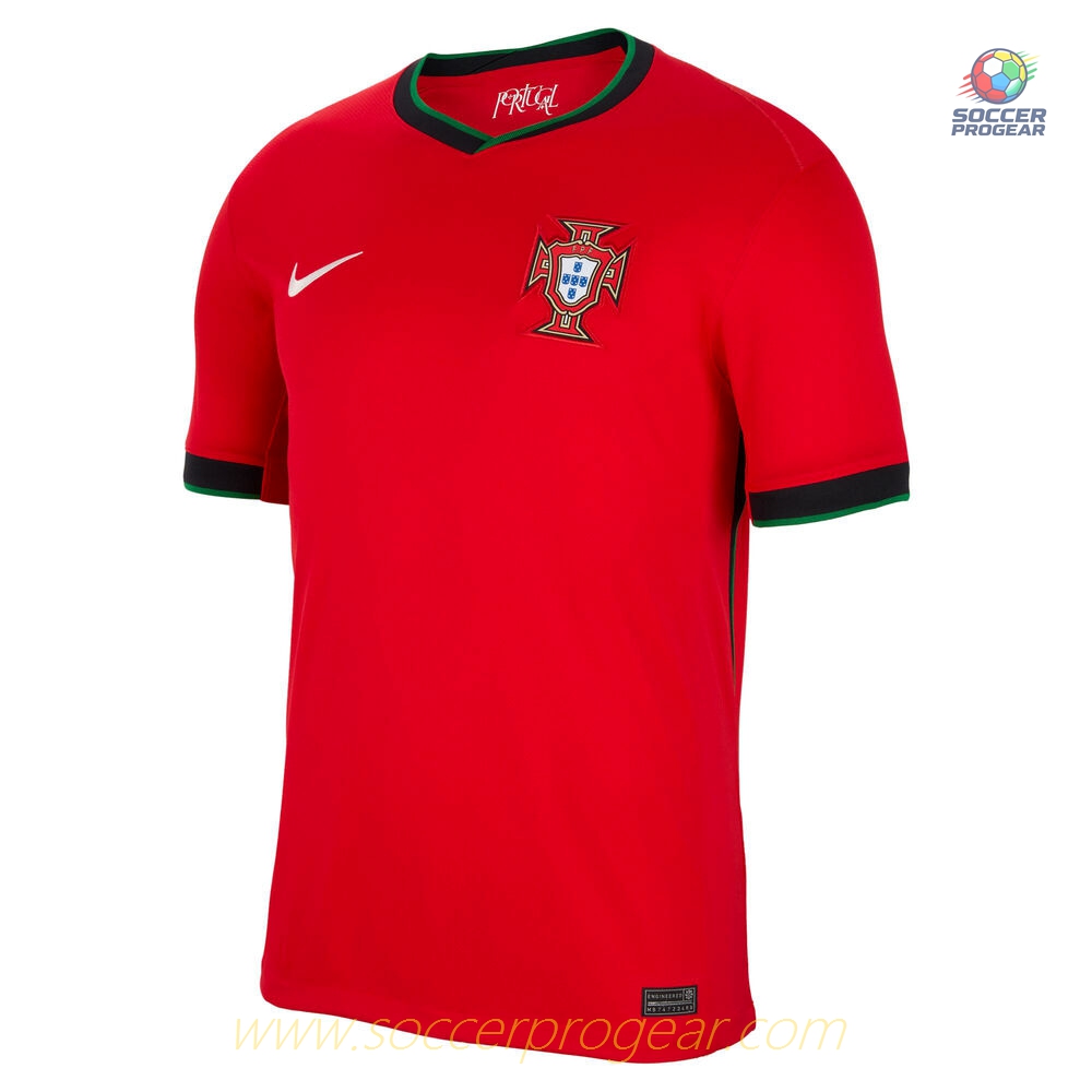 Portugal Home Soccer Shirt 2024/25 Collection Kids