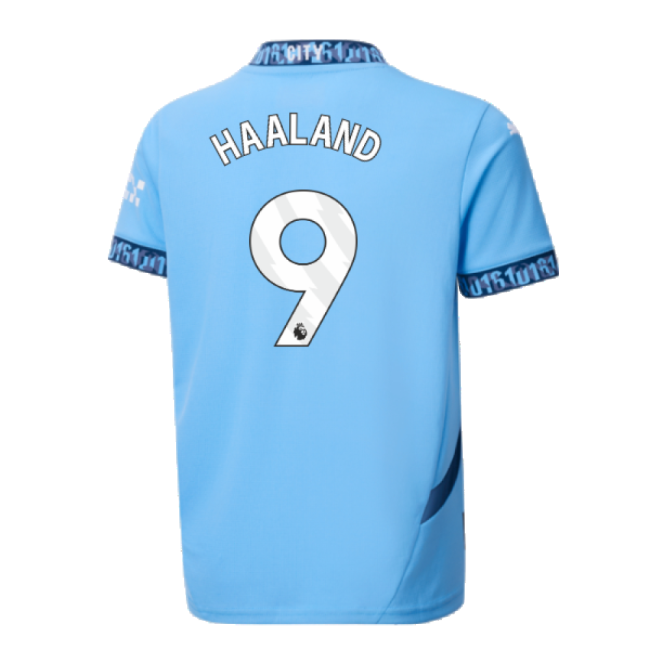 2024-2025 Man City Shirt (Kids) (Haaland 9) (Kids) | Match Day