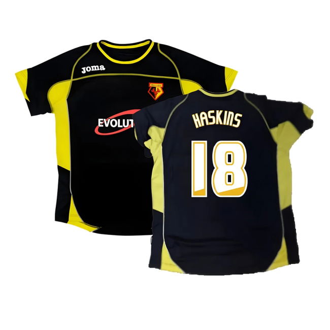 Watford 2009-10 Away Shirt ((Excellent) M) (Haskins 18)