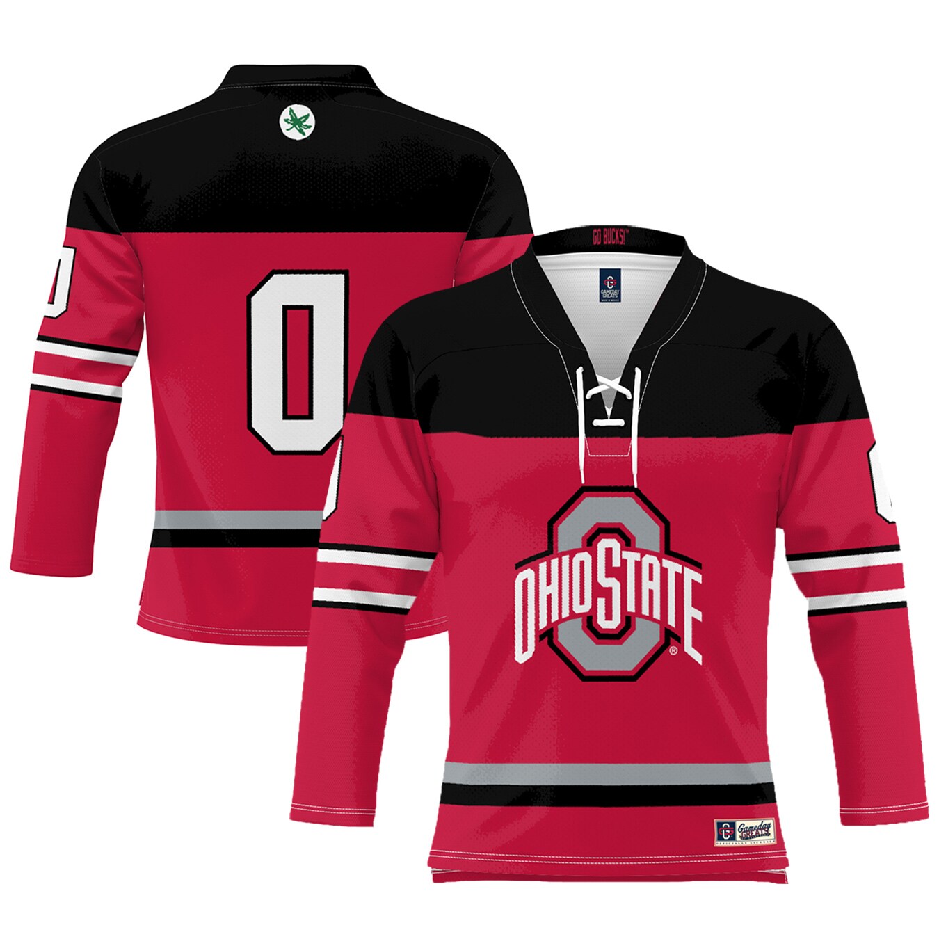 [DDG] Ohio State Buckeyes GameDay Greats Youth Women's Hockey Jersey - Scarlet