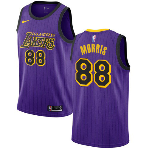 Purple Nike Angeles Lakers #88 Lakers Jersey - Performance Fabric