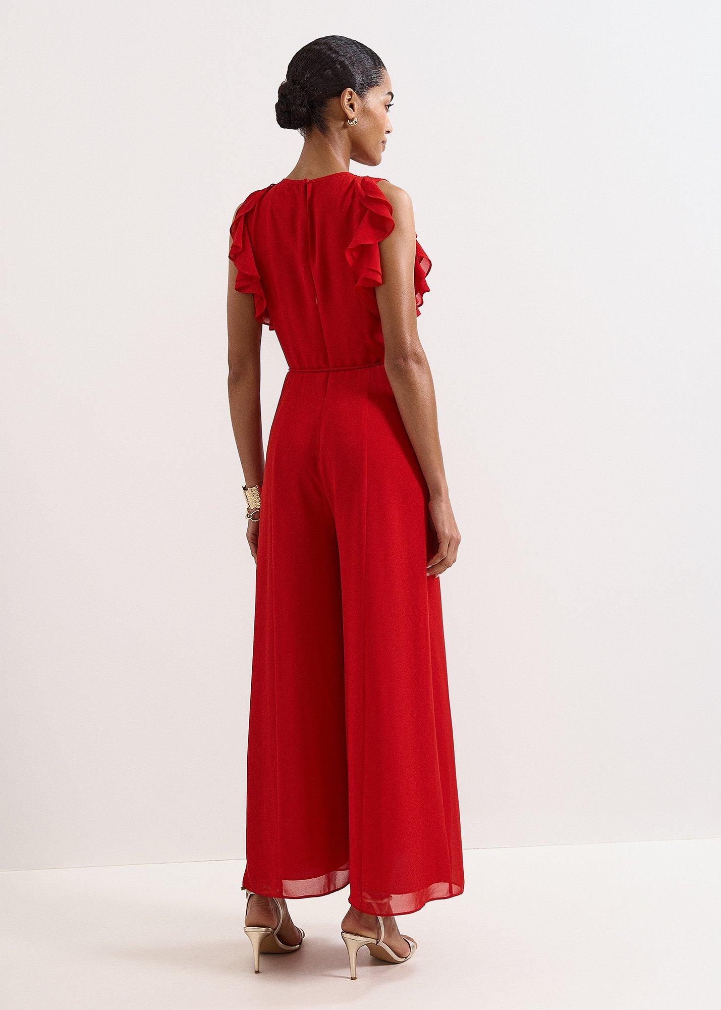 Rachel Red Jumpsuit