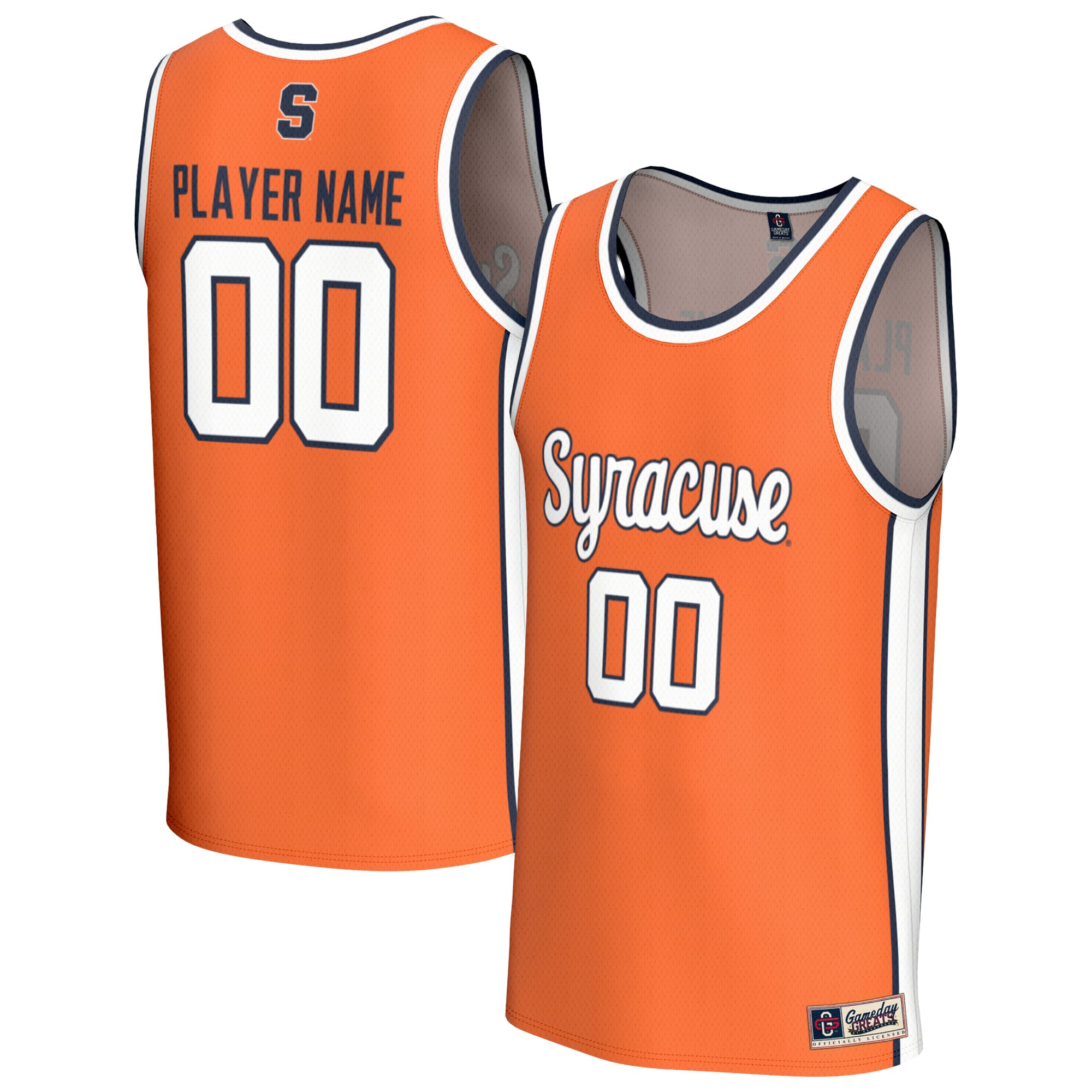 Syracuse Orange GameDay Greats Youth Lightweight Collegiate Women's Basketball NIL Pick-A-Player Fashion Jersey - Orange