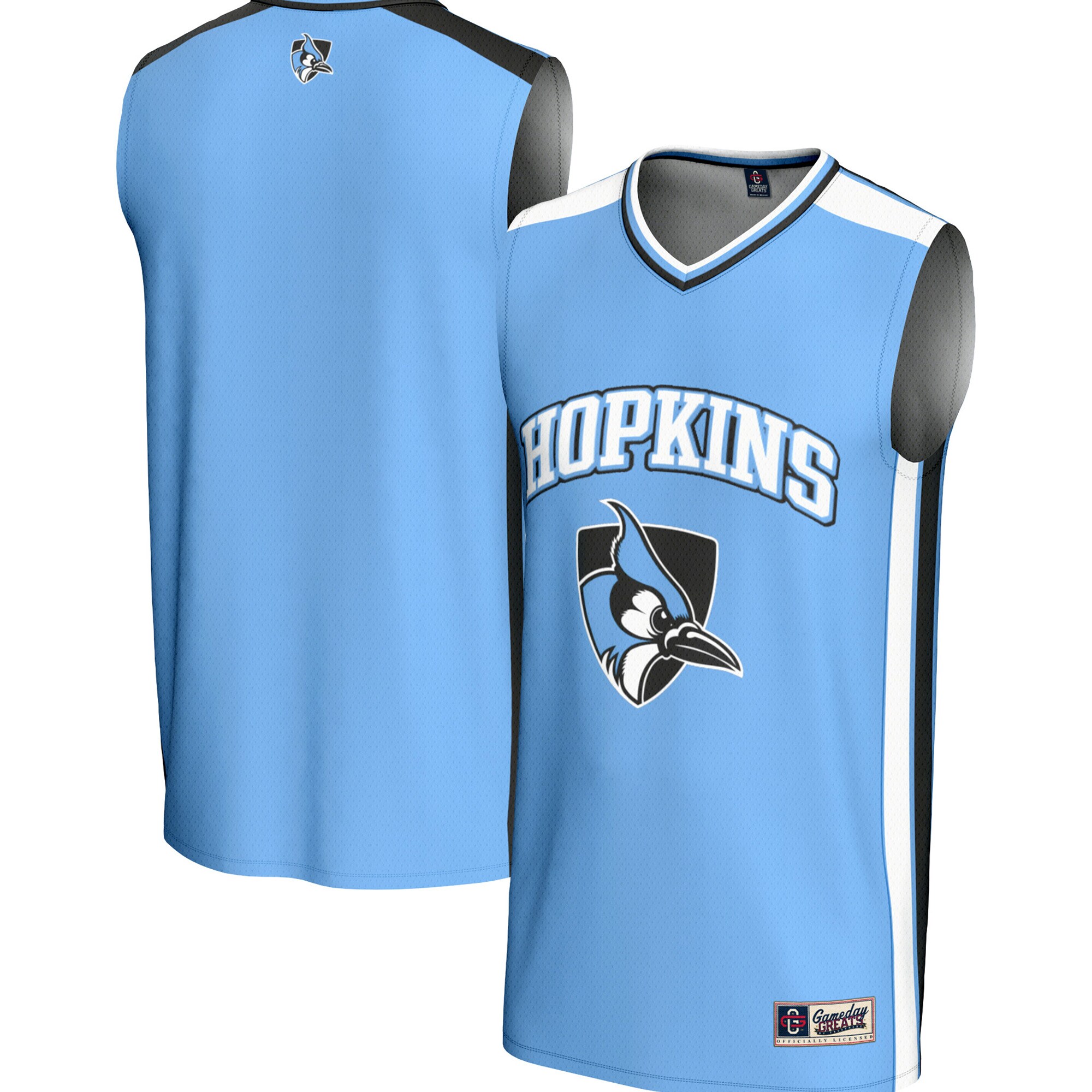 [NJP] Women's Johns Hopkins Blue Jays GameDay Greats Spirit Basketball Jersey - Light Blue