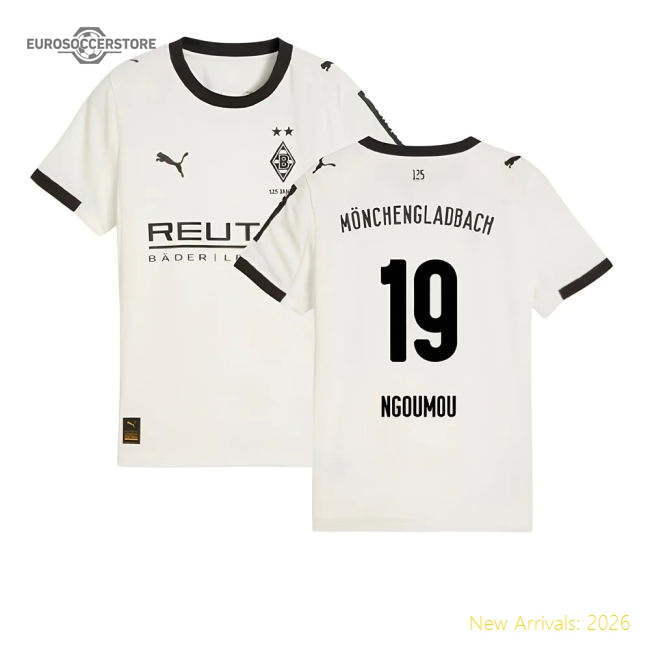 2025-2026 Borussia MGB Home Shirt (Kids) (Ngoumou 19)