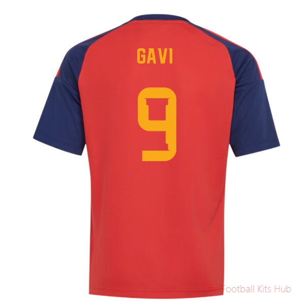 2026-2027 Spain Home Fan Jersey (Kids) (Gavi 9)