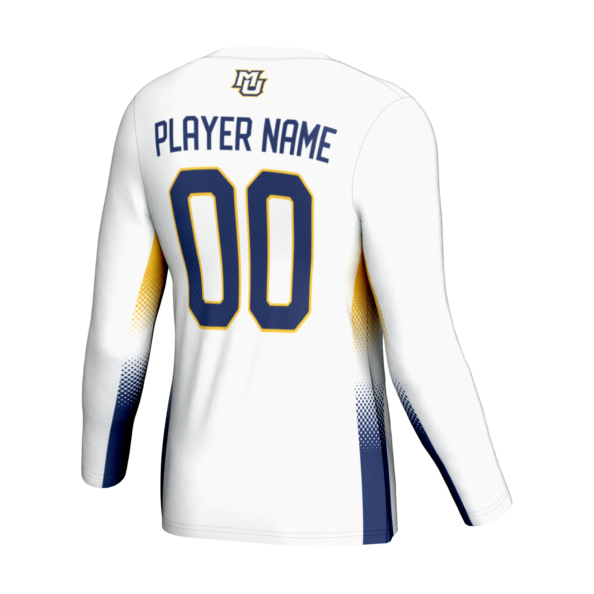 [NJP] Marquette Golden Eagles GameDay Greats Unisex NIL Lightweight Volleyball Jersey - White