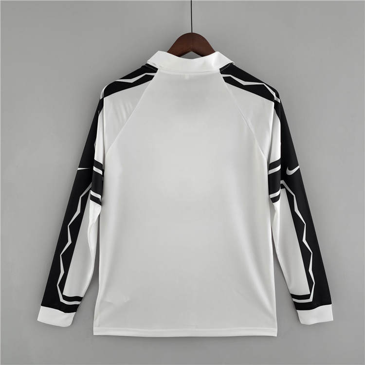 Breathable Colo-Colo Retro Soccer Jersey 1995 Home Long Sleeve