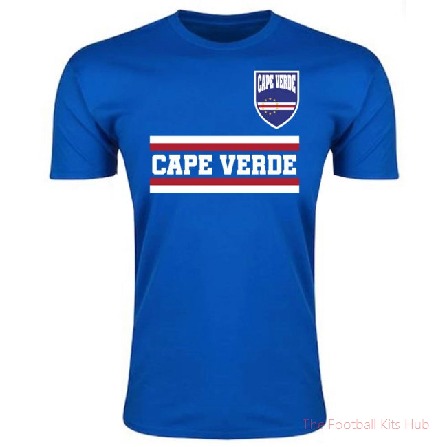 Cape Verde Core Football Country T-Shirt (Blue)