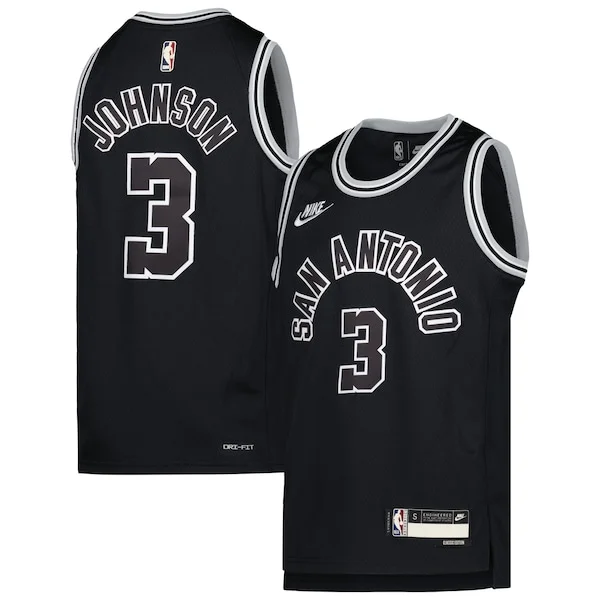 Keldon Johnson SAS Swingman Jersey - superior NBA - Black training