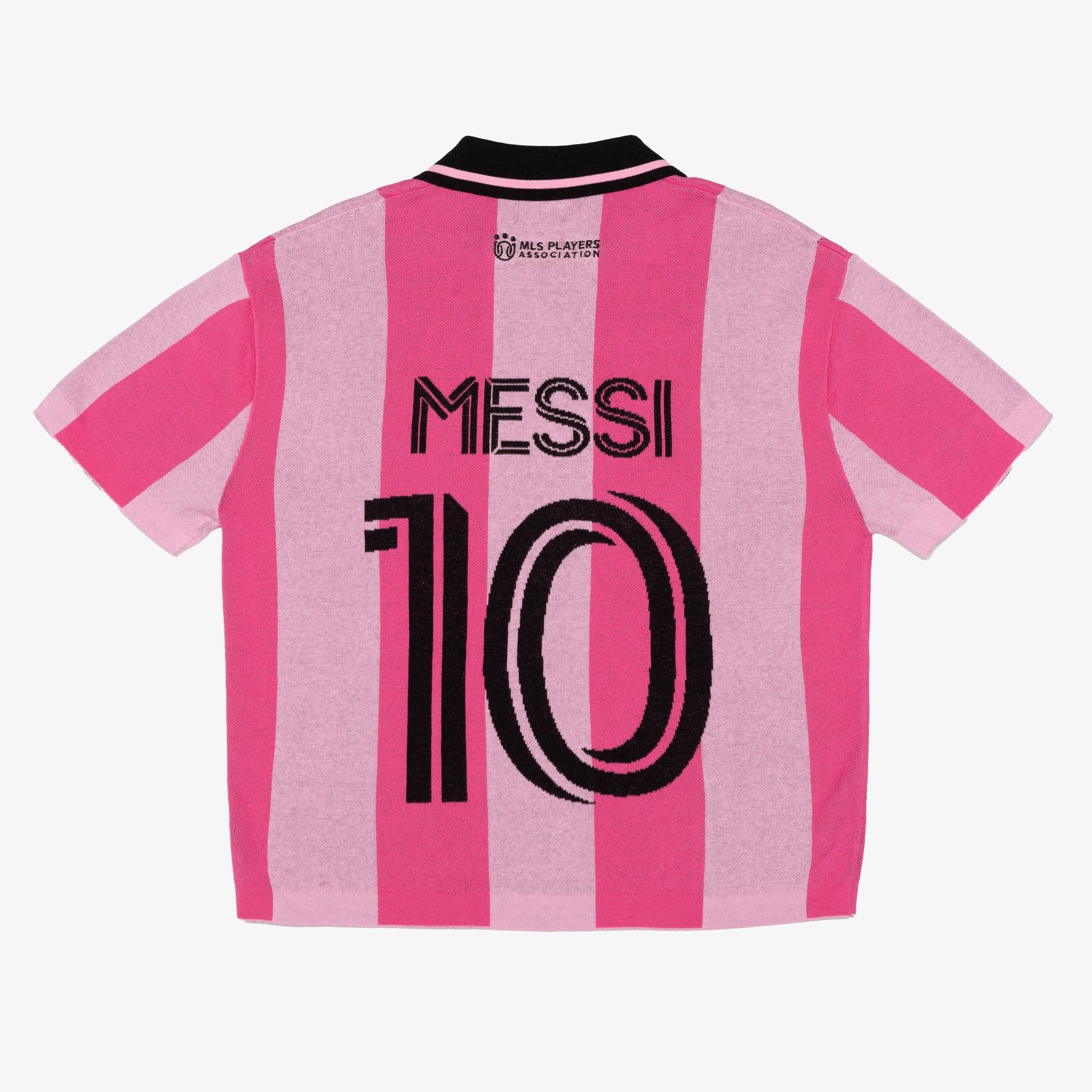 [SJH] Lionel Messi #10 Inter Miami CF Peace Collective Knit Fashion Jersey Top - Pink