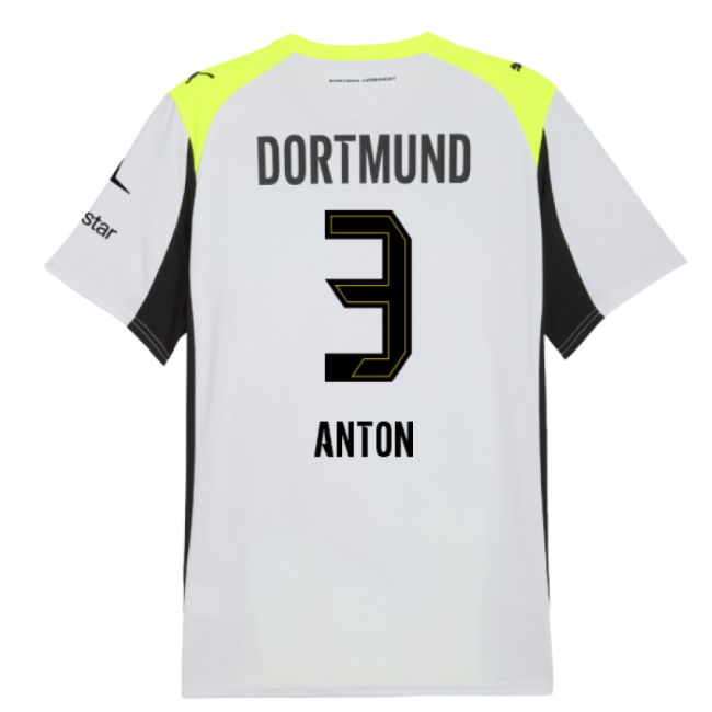2025-2026 Official Borussia Dortmund Away - Player Version Classic