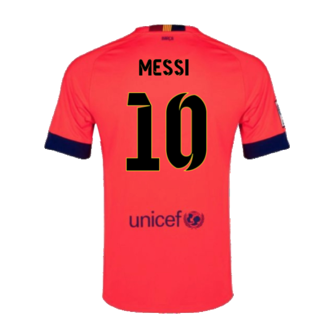 Professional-Grade Barcelona 2014-15 Away Shirt ((Excellent) L) (Messi