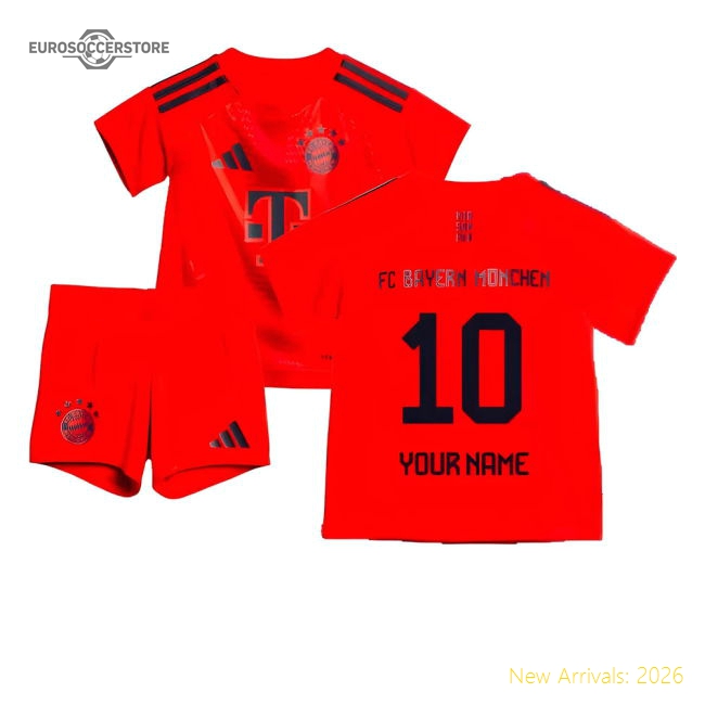 Premium 2024-2025 Bayern Munich Home Baby Kit (Your Name)