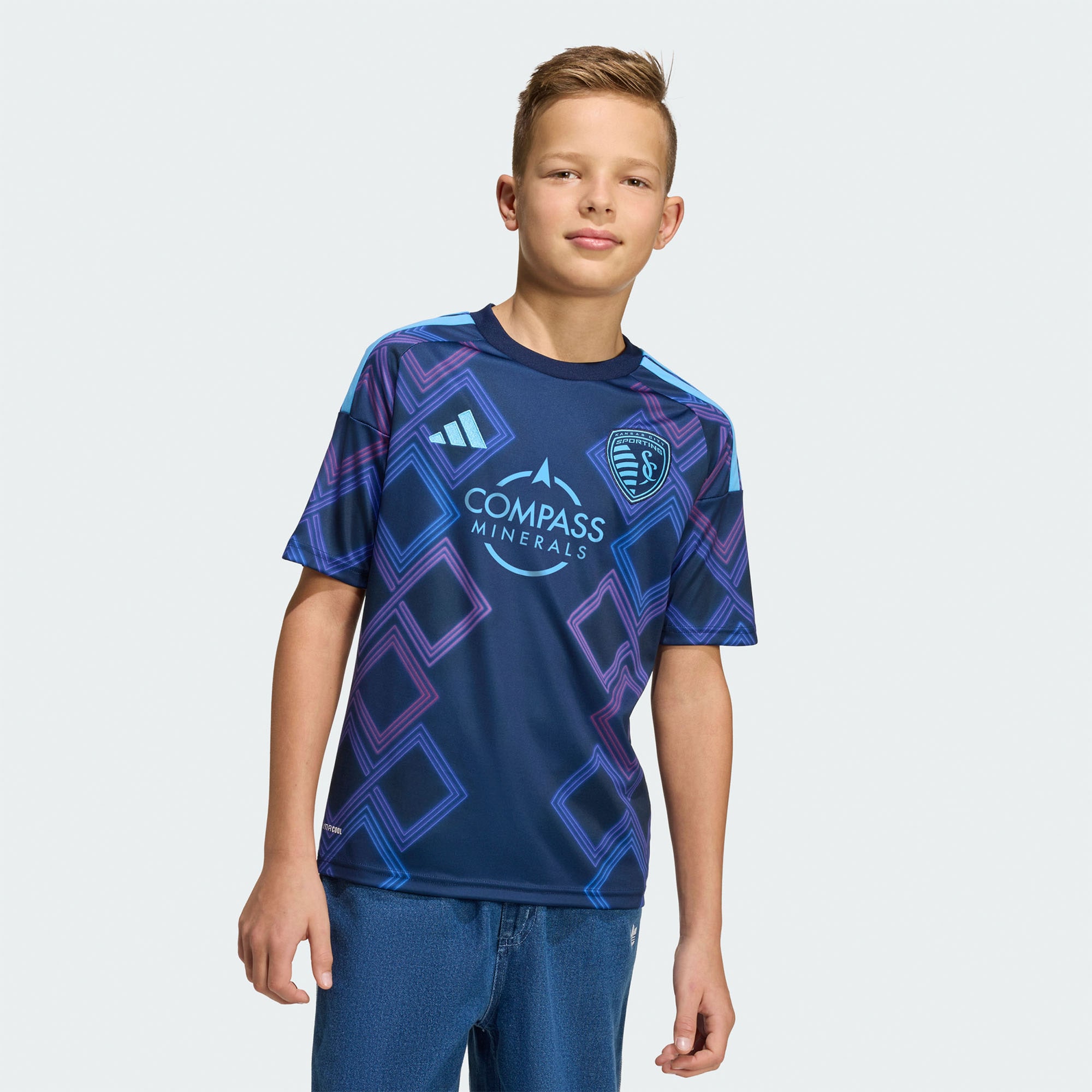 [SJH] Sporting Kansas City Youth 2026 The 18th & Vine Kit Replica Jersey - Blue