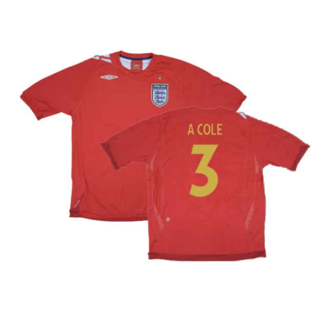 England 2006 Away Jersey Shirt Football Fan Apparel Game Day For Football Fans