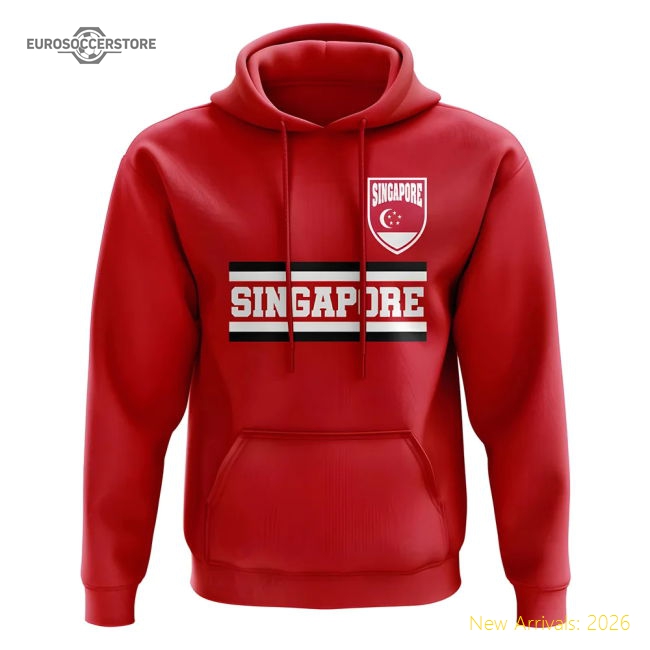 Singapore Core Football Country Hoody (red) - Unbeatable Value