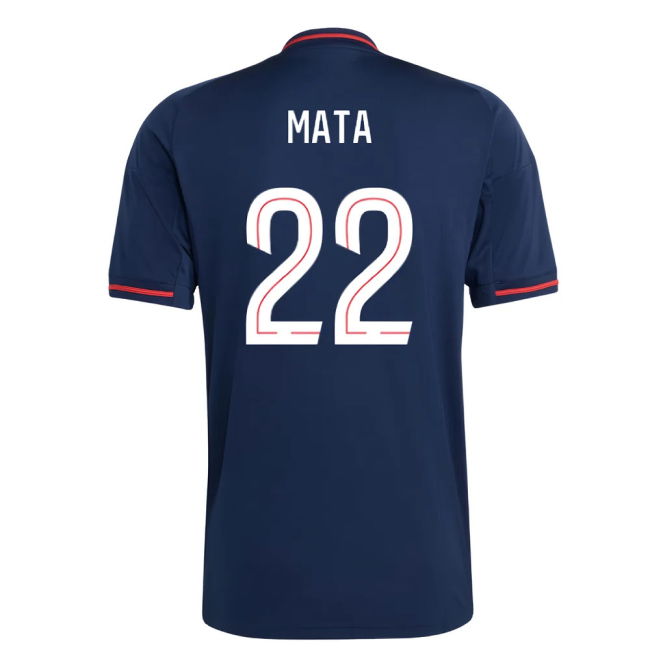Genuine Copy Lyon Away Supporter Shirt for Adults (Mata 22)
