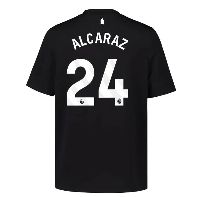 2025-20 Everton Third Soccer Shirt Alcaraz #24 L S Kids