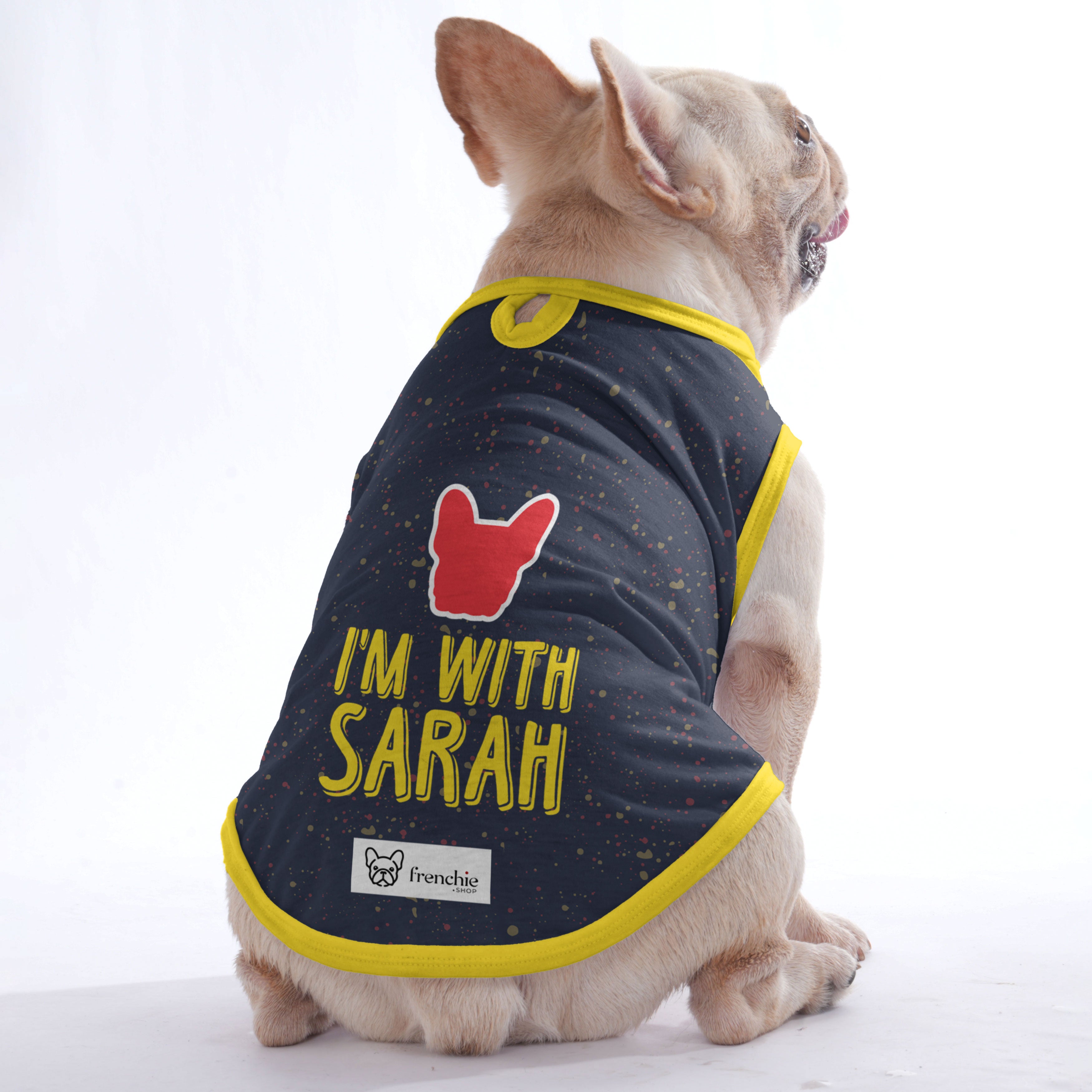 Fashion-Forward Personalized Shirt For Frenchies With The Owner's Nam...