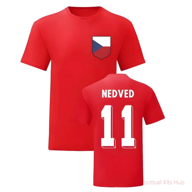 Pavel Nedved Czech Republic National Hero Tee\\'s (Red)