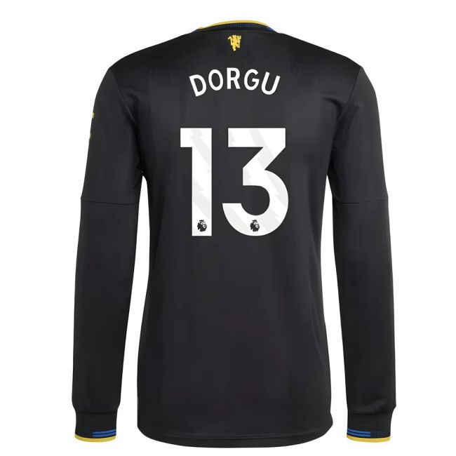 2025-2026 Man Utd Authentic Long Sleeve Third Shirt (Dorgu 13)