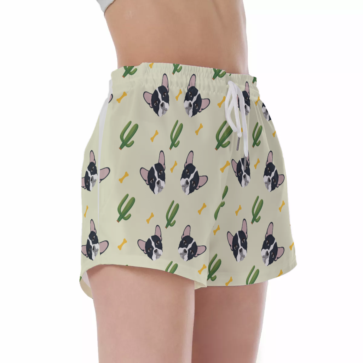 French Bulldog Lover Olive Women's Short Lovely Frenchie Themed Goods