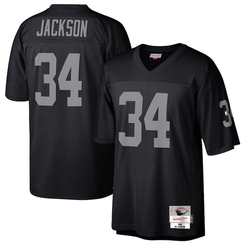None Bo Jackson LV Raiders Affordable Game-Day Essential Football Appa