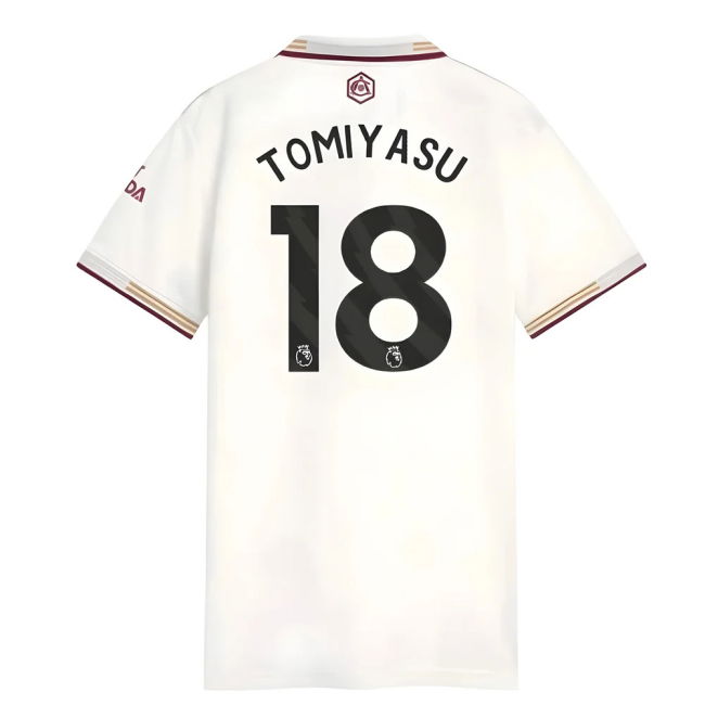 2025-20 Arsenal Official Third Football Kit Tomiyasu #18 L M Women S