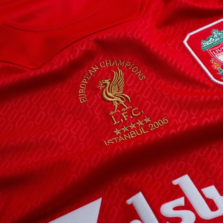 Liverpool Home Shirt Istanbul 2005 Long Sleeves Supporter Version