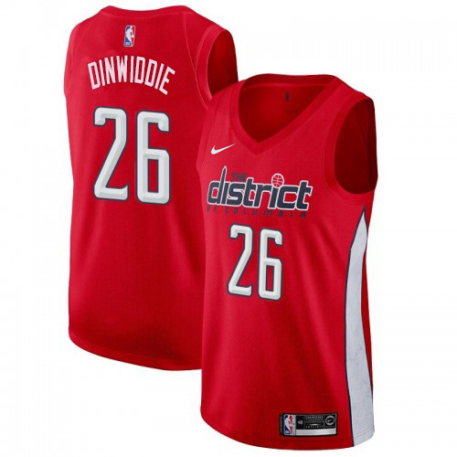 Red Washington Wizards #26 Nike Replica Jersey Game Day Wear