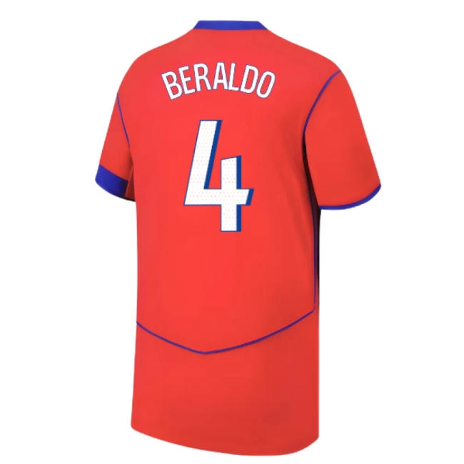 Psg Legacy Beraldo Third Jersey Soft Flexible Quick-dry