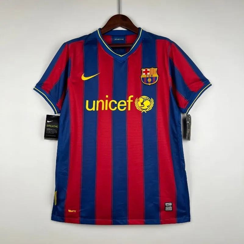 Cheap 2009-2010 Barcelona Jersey retro kit