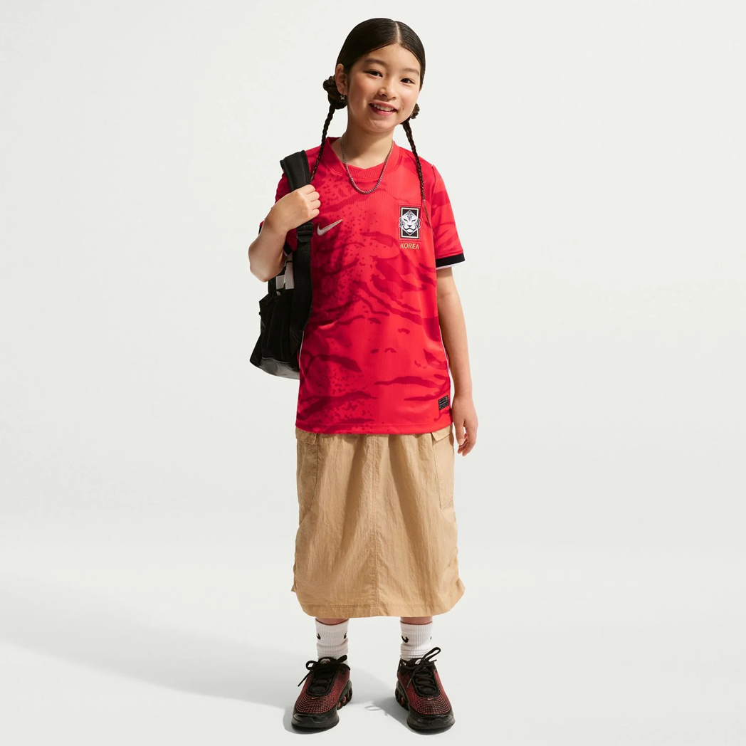 Korea Republic 2026 Home Jersey Youth – Nike South Korea Kids Soccer Jersey