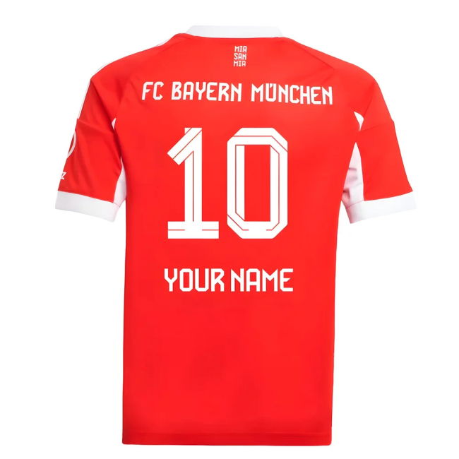 2025-2026 Home Shirt by Bayern Munich (Youth