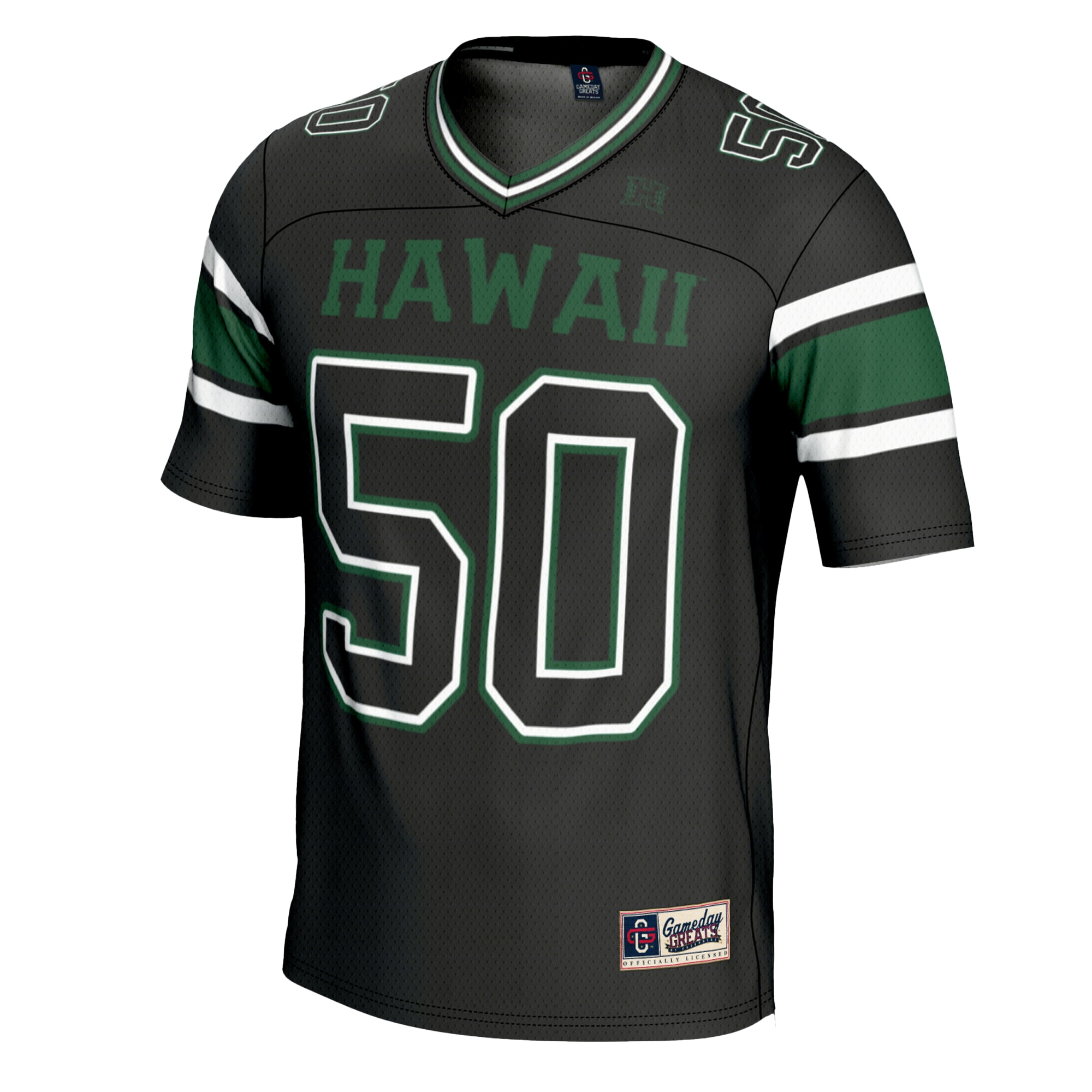 #1 Hawaii Rainbow Warriors GameDay Greats 2026/2027 Football Jersey - Black