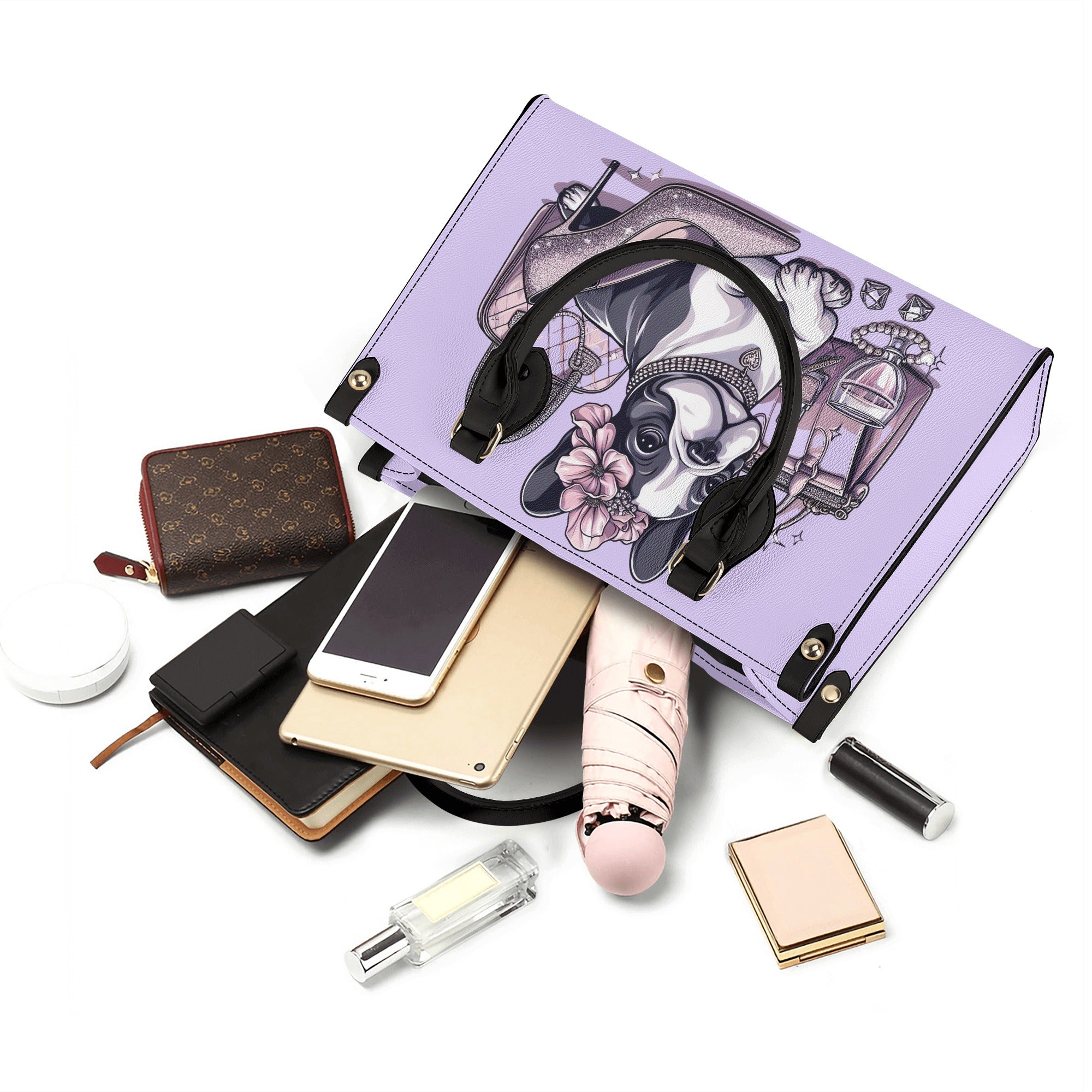 Stylish Lifestyle-Driven Paisley - Luxury Women Handbag for Dog Owners