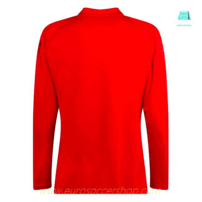 2023-2024 AC Milan Training Half Zip Top (Red)